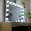 lighted makeup mirror