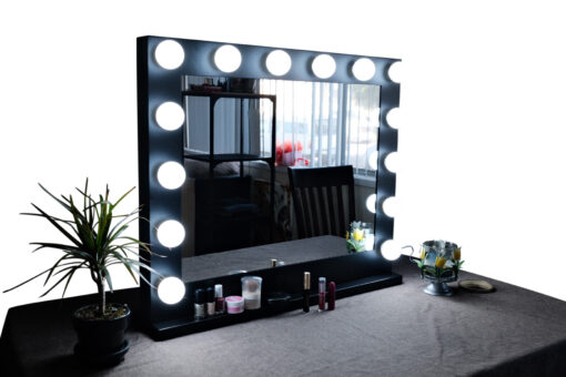 lighted makeup mirror